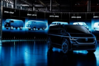 视频展示了新款大众运输车 2025