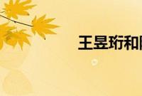 王昱珩和陈冉冉结婚了