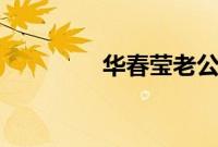 华春莹老公叫什么名字啊?
