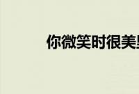 你微笑时很美里面的游戏是什么