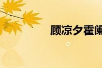 顾凉夕霍阑全文免费阅读