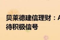 贝莱德建信理财:A股市场估值较低,耐心等待积极信号