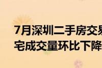 7月深圳二手房交易量再破5000套,新房住宅成交量环比下降11%