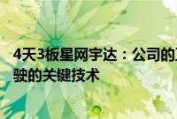 4天3板星网宇达：公司的卫星通信、惯性导航等均为无人驾驶的关键技术