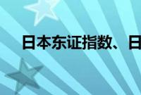 日本东证指数、日经225指数均跌逾6%