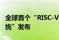 全球首个“RISC-V车路云协同1.0验证示范系统”发布