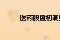 医药股盘初调整，康惠制药跌停