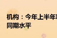 机构:今年上半年IT面板出货量超过2023年同期水平