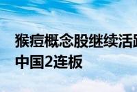 猴痘概念股继续活跃，亚太药业3连板，合富中国2连板