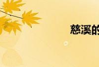 慈溪的秘密生活