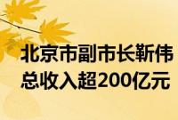 北京市副市长靳伟：北京2023年机器人产业总收入超200亿元