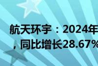 航天环宇：2024年上半年净利润2283.2万元，同比增长28.67%