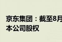 京东集团：截至8月20日止，沃尔玛不再持有本公司股权