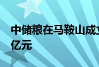 中储粮在马鞍山成立直属库公司，注册资本1亿元