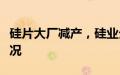 硅片大厂减产，硅业分会罕见未披露开工率情况