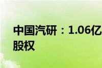 中国汽研：1.06亿元收购天津天平公司51%股权