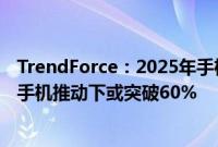 TrendForce：2025年手机中高端背板技术渗透率在折叠屏手机推动下或突破60%