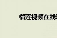 榴莲视频在线观看免费高清完整