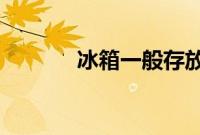 冰箱一般存放多少食物更省电