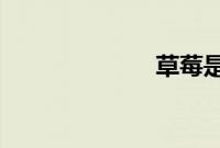 草莓是什么部位