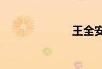 王全安个人资料