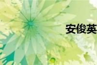 安俊英被求刑3年