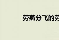 劳燕分飞的劳指的是什么意思