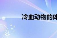 冷血动物的体温拥有什么特征