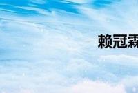 赖冠霖有多有钱