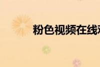 粉色视频在线观看视频在线高清