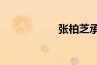 张柏芝承认三胎老公