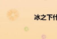 冰之下什么时候上映