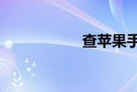 查苹果手机激活时间