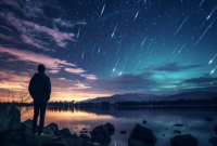 哈雷彗星碎片在猎户座流星雨中点燃炽热火球