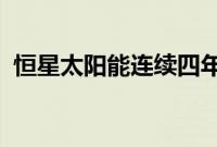 恒星太阳能连续四年获得最佳太阳能公司奖