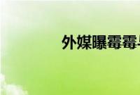 外媒曝霉霉与男友分手原因