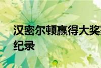 汉密尔顿赢得大奖赛的F1赛车几乎刷新拍卖纪录